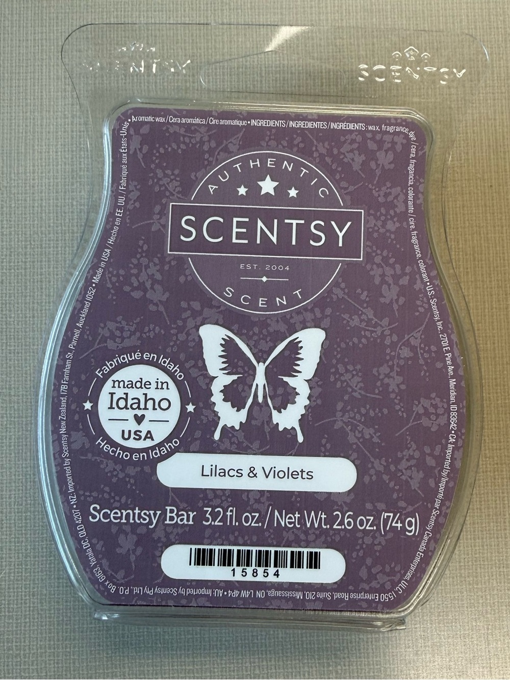 Lilacs & Violets Scentsy Bar